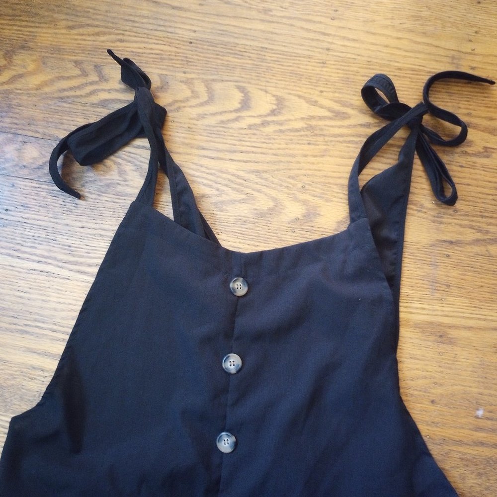 Black romper with pockets size 3XL - Picture 3 of 6